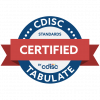 CDISC Tabulate Certified badge